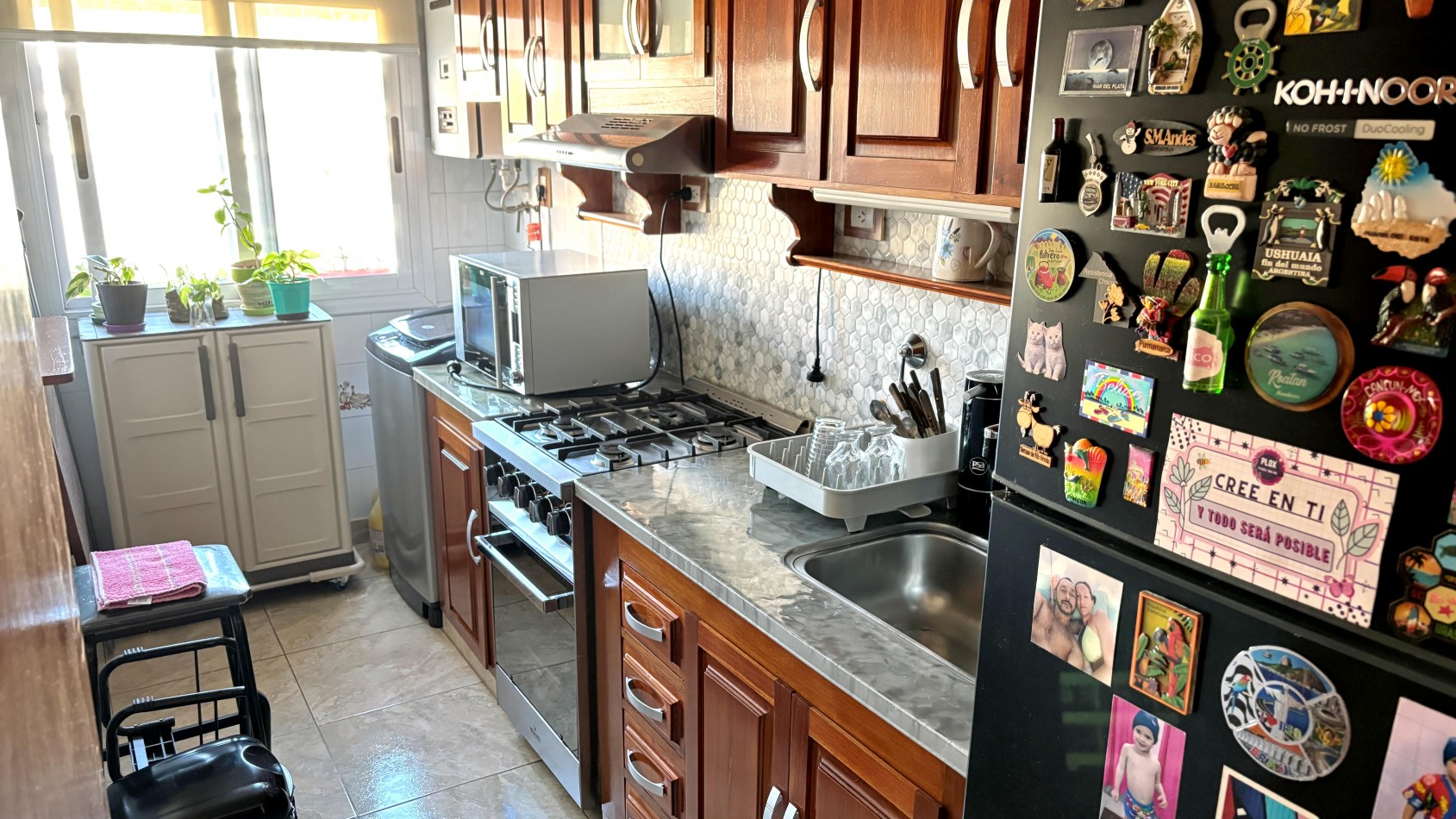 Apto Credito Parque Chacabuco Depto 2 Amb + Cochera Impecable Muy Luminoso u$s58000