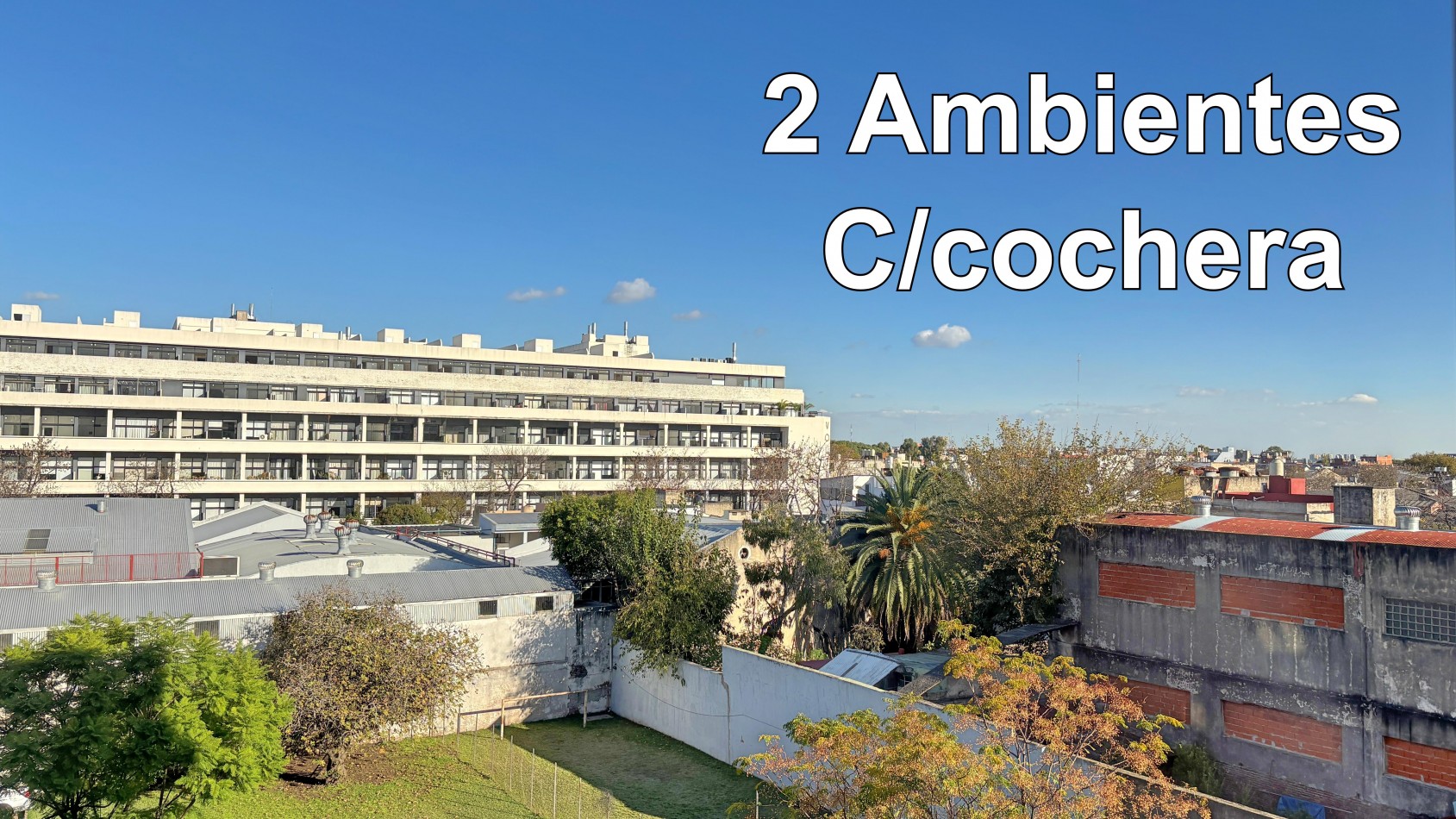 Apto Credito Parque Chacabuco Depto 2 Amb + Cochera Impecable Muy Luminoso u$s58000
